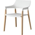 Lorell Chair, Stack, Plastic, Whi LLR42960